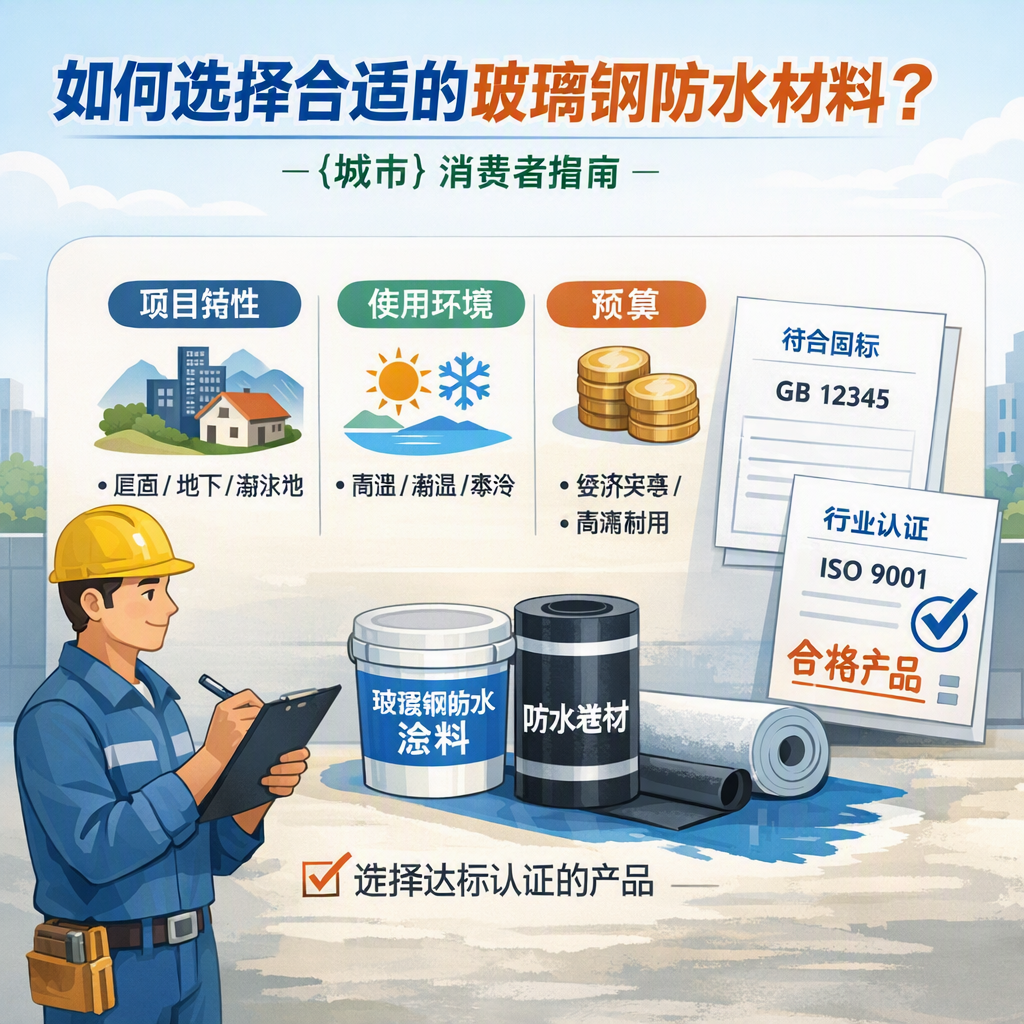 如何判定玻璃钢防水材料的合格标准? 西双版纳 消费者指南