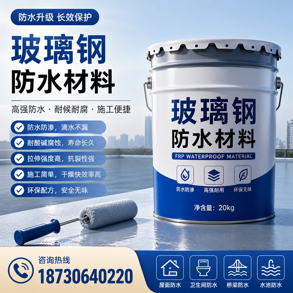 专家解析：玻璃钢防水材料的市场前景分析在 西双版纳
